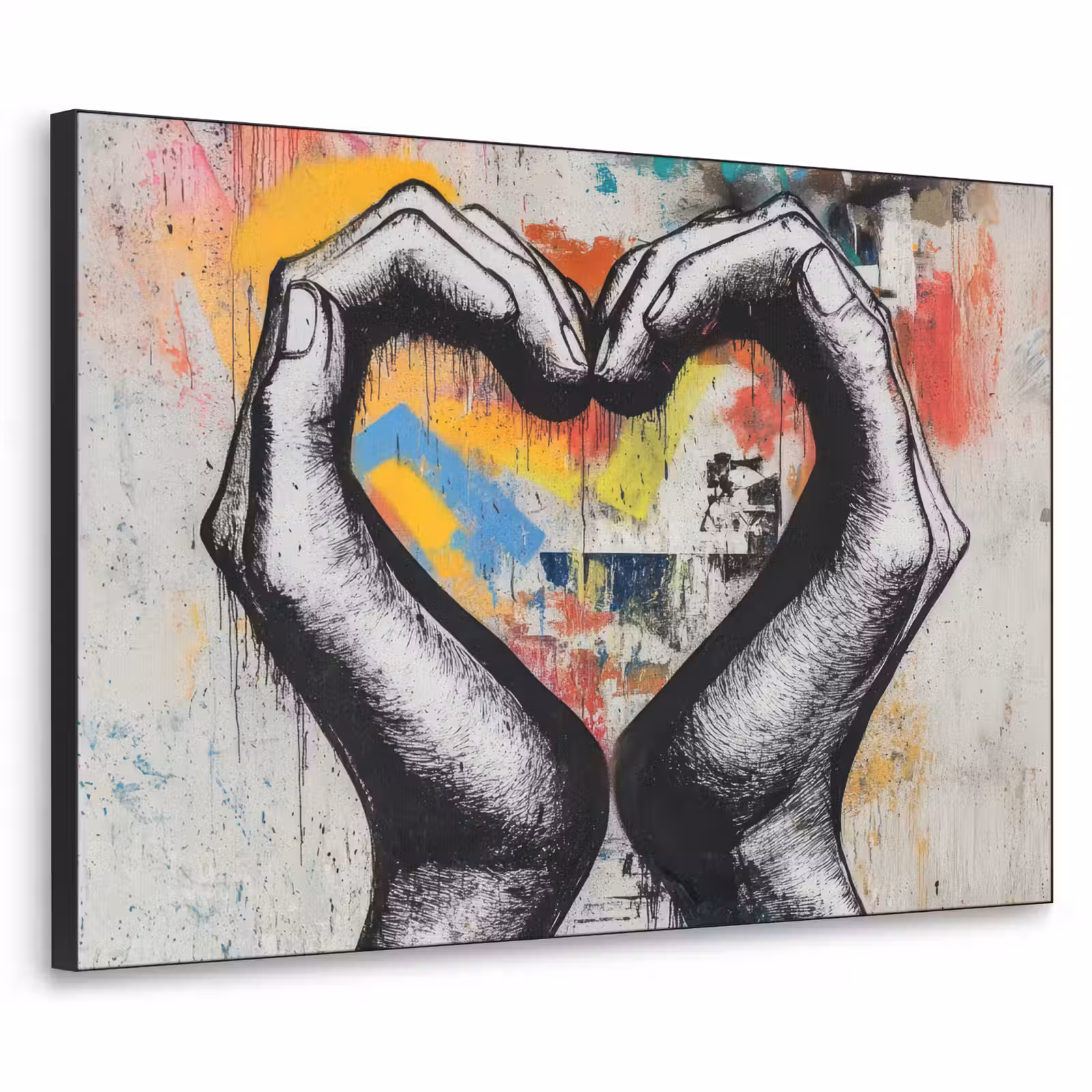 Art Frame - Handen - Hart - Street art - Graffiti — 1