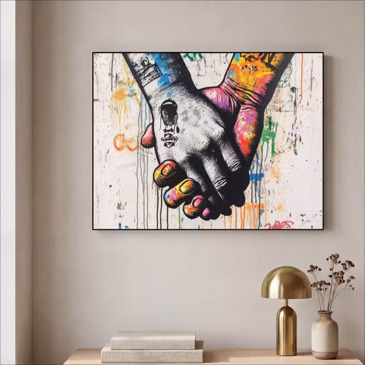 Art Frame - Graffiti - Handen - Vintage - Street art — 5