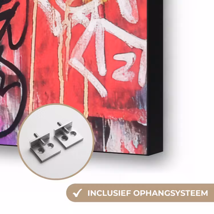 Art Frame - Graffiti - Zwart wit - Street art — 6