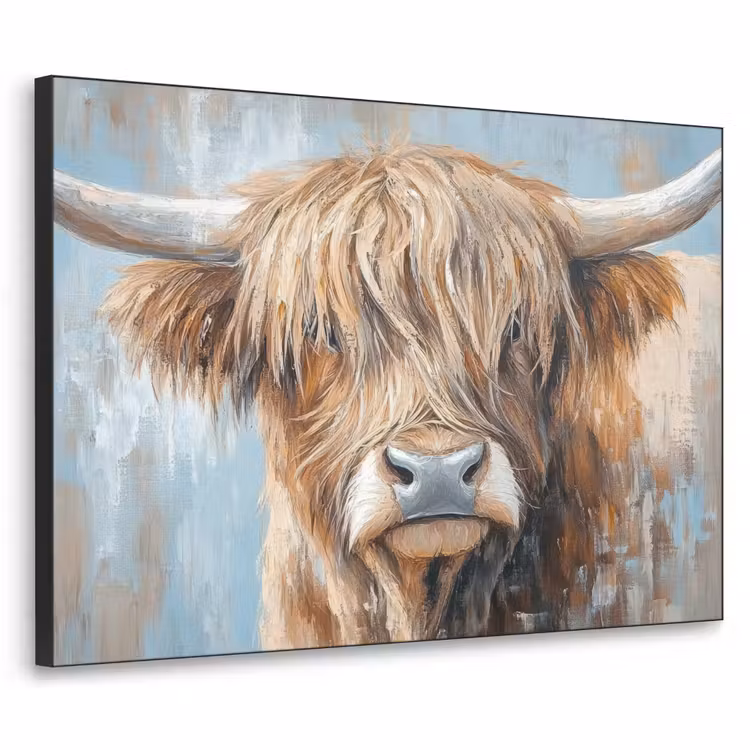 Art Frame - Schotse hooglander - Dieren - Koe - Street art — 1