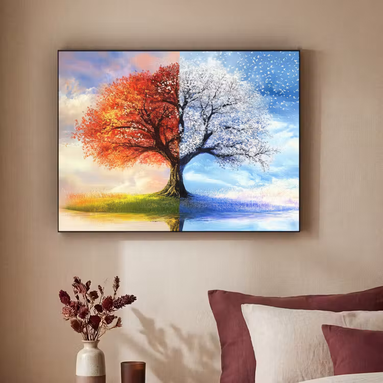 Art Frame - Seizoenen - Kunst - Boom - Winter - Herfst — 3
