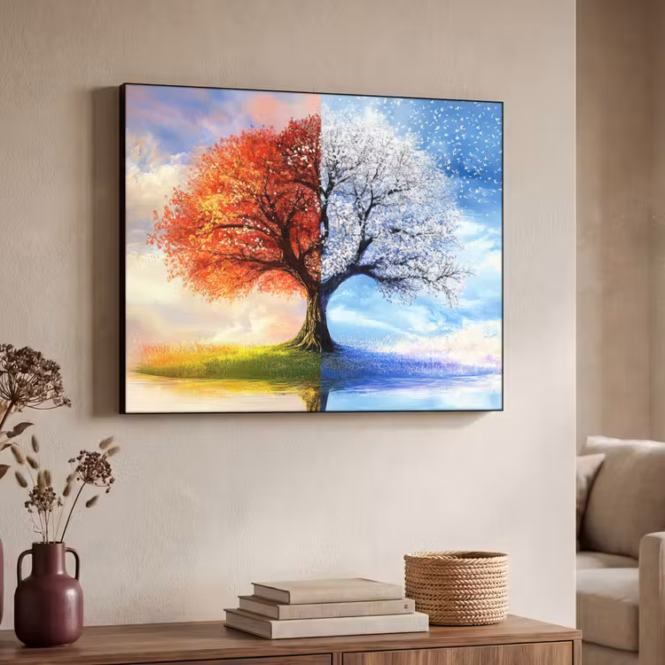Art Frame - Seizoenen - Kunst - Boom - Winter - Herfst — 7