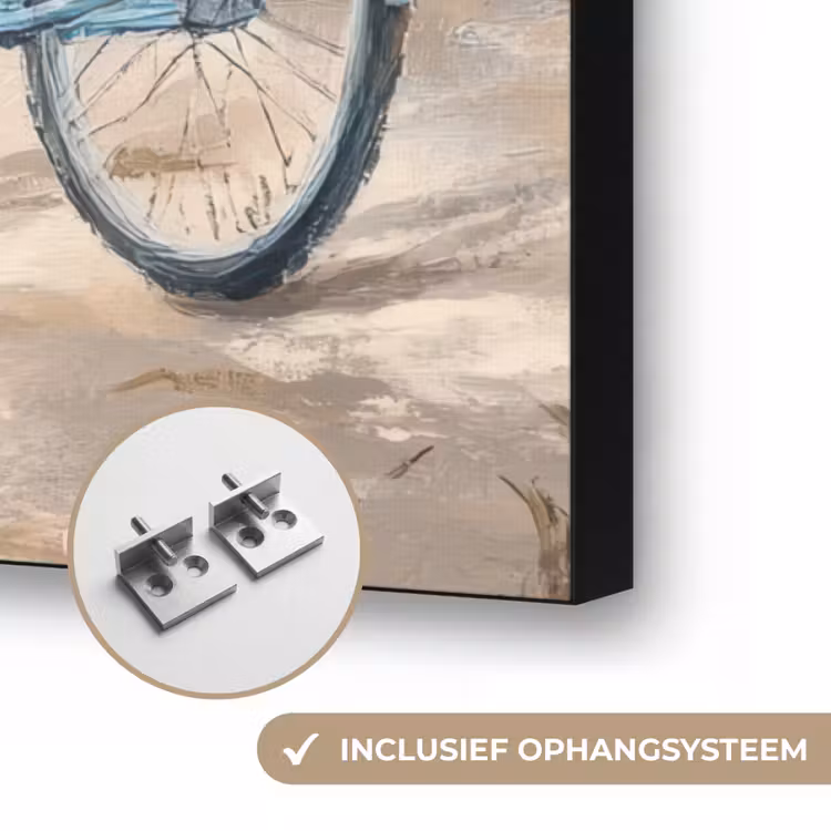 Art Frame - Strand - Zee - Fiets - Vintage - Bloemen — 6