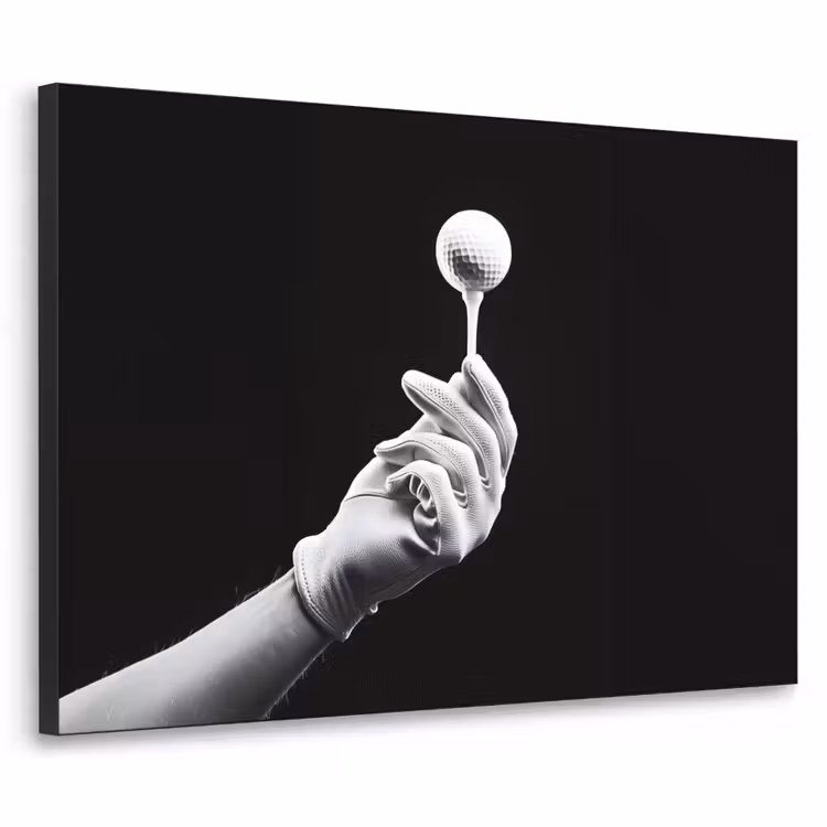 Art Frame - Golfbal - Zwart - Wit — 1