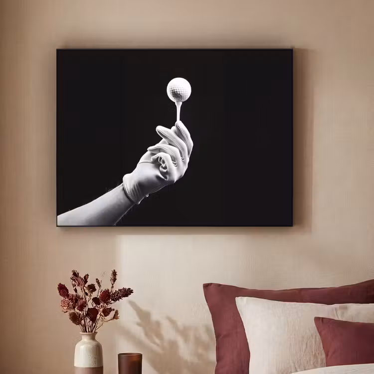 Art Frame - Golfbal - Zwart - Wit — 3