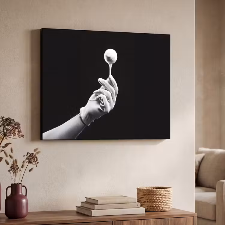Art Frame - Golfbal - Zwart - Wit — 7