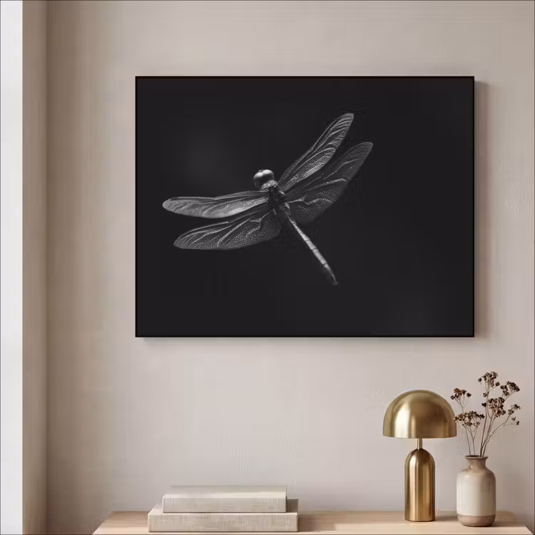 Art Frame - Libelle - Dieren - Zwart - Insect — 5