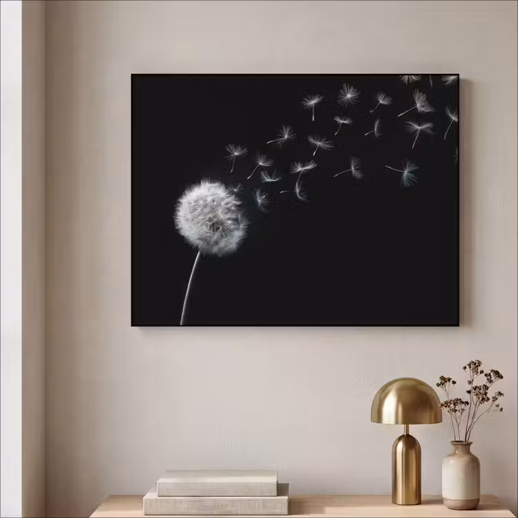 Art Frame - Paardenbloem - Zwart - Natuur — 5
