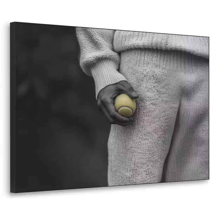 Art Frame - Tennisbal - Zwart - Wit — 1