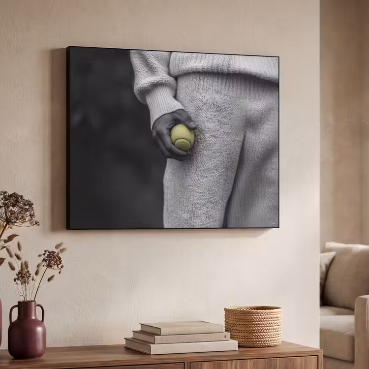 Art Frame - Tennisbal - Zwart - Wit — 7