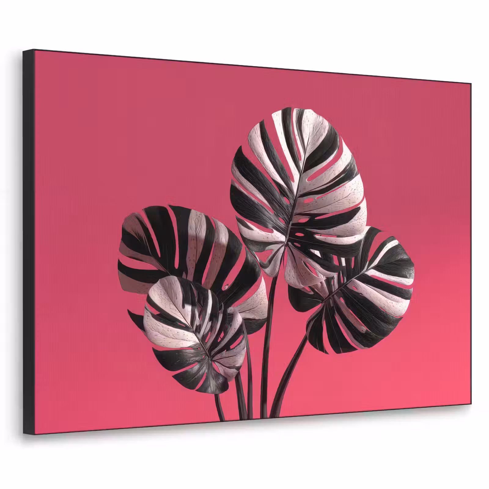 Art Frame - Bladeren - Rond - Roze — 1