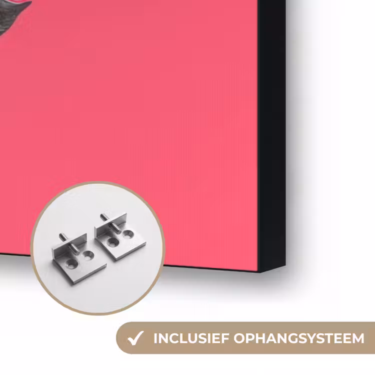 Art Frame - Bladeren - Rond - Roze — 6
