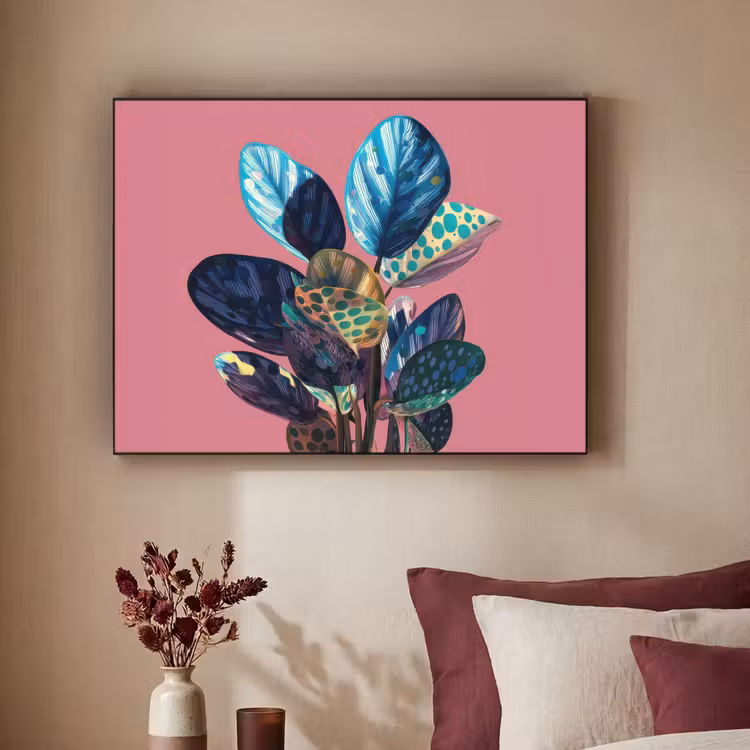 Art Frame - Plant - Bladeren - Stippen - Abstract — 3
