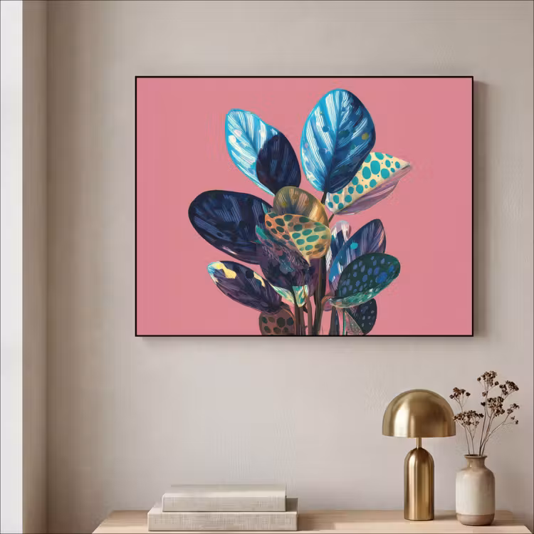 Art Frame - Plant - Bladeren - Stippen - Abstract — 5
