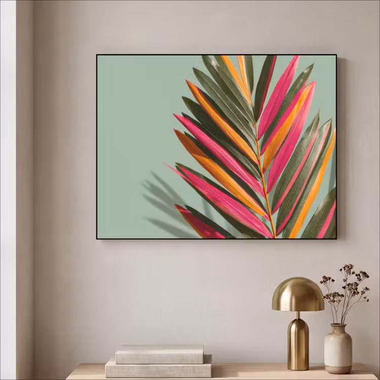 Art Frame - Tak - Bladeren - Kleurrijk - Schaduw — 5