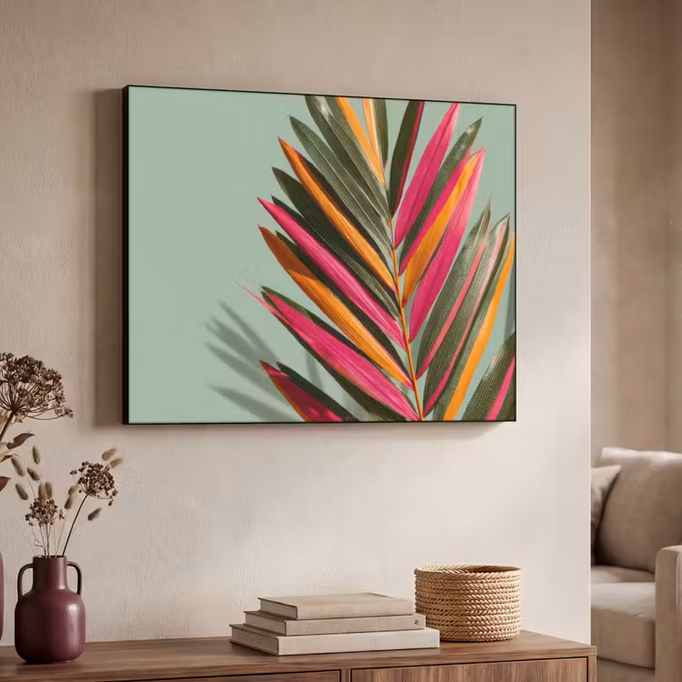 Art Frame - Tak - Bladeren - Kleurrijk - Schaduw — 7