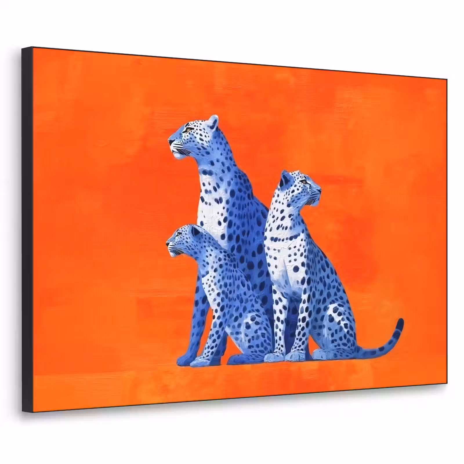 Art Frame - Luipaarden - Stippen - Oranje — 1