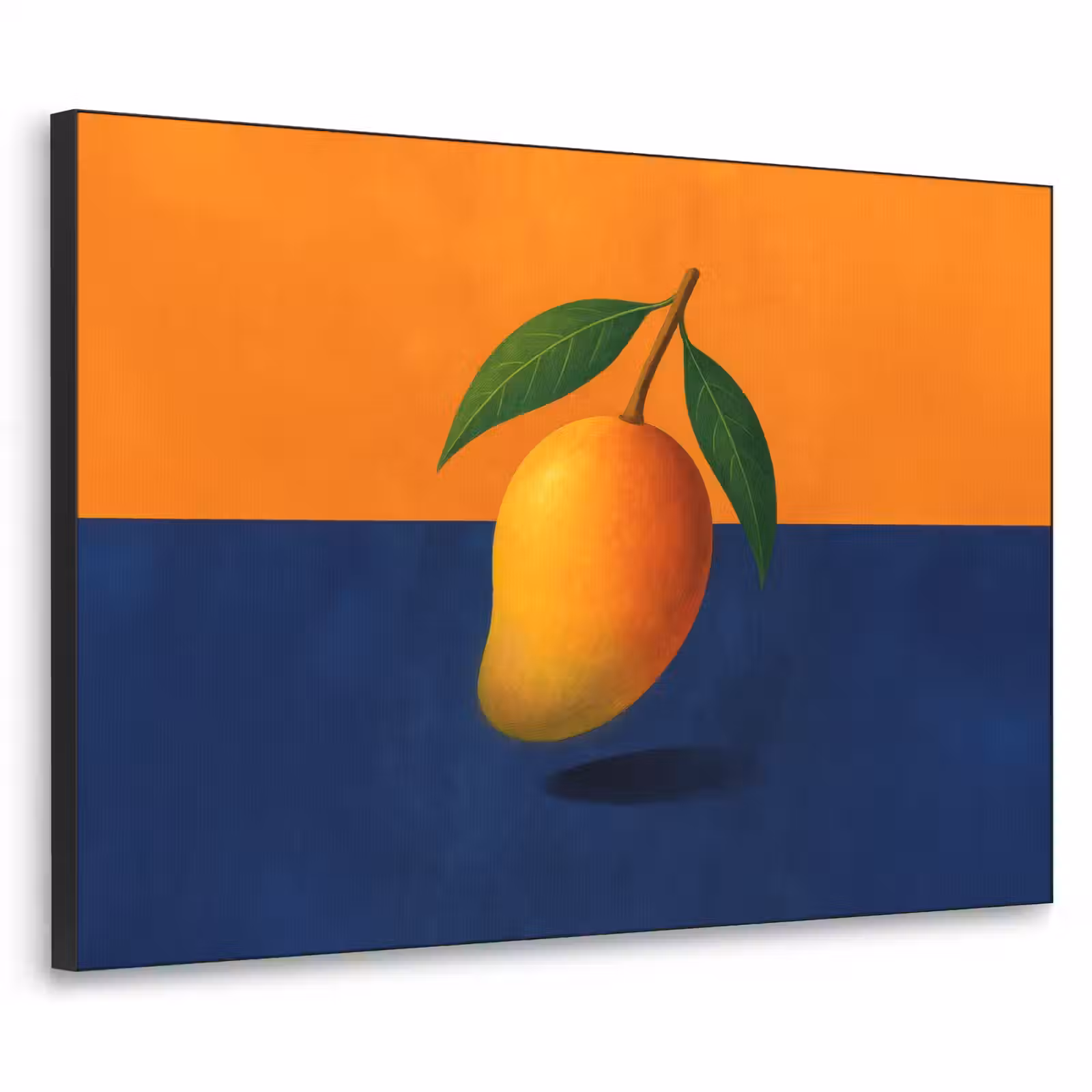 Art Frame - Mango - Vlakken - Bladeren - Oranje — 1