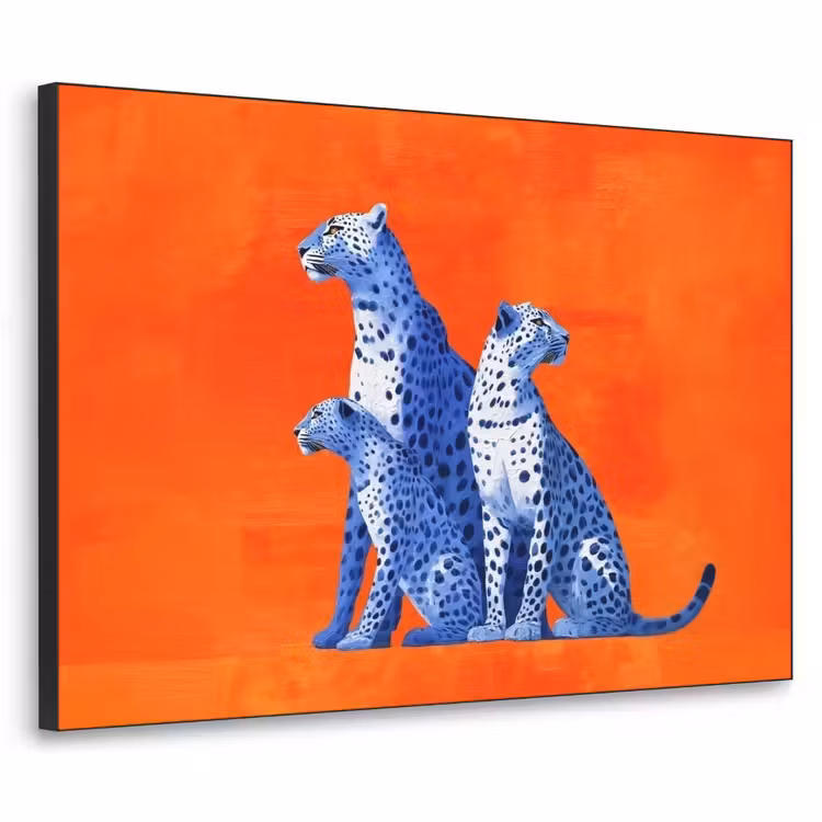 Art Frame - Luipaarden - Stippen - Oranje — 1