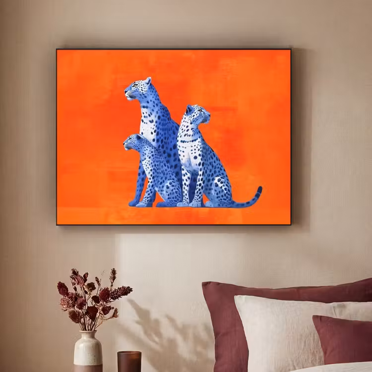 Art Frame - Luipaarden - Stippen - Oranje — 3