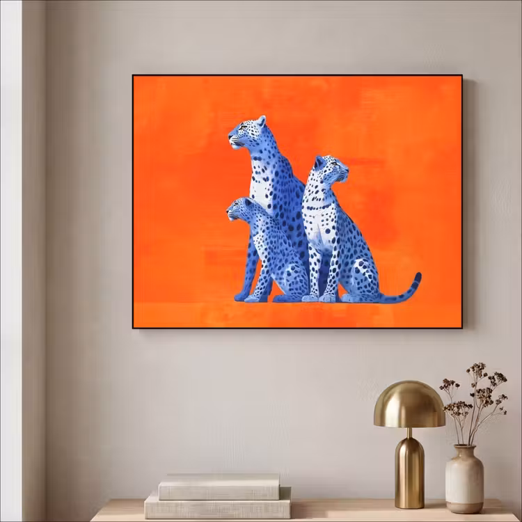 Art Frame - Luipaarden - Stippen - Oranje — 5