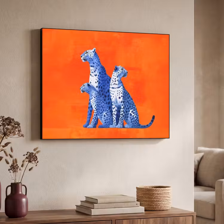 Art Frame - Luipaarden - Stippen - Oranje — 7