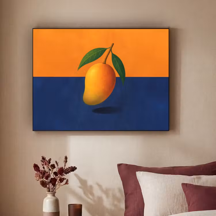 Art Frame - Mango - Vlakken - Bladeren - Oranje — 3