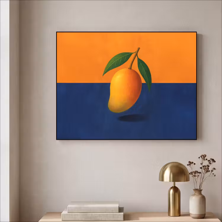 Art Frame - Mango - Vlakken - Bladeren - Oranje — 5