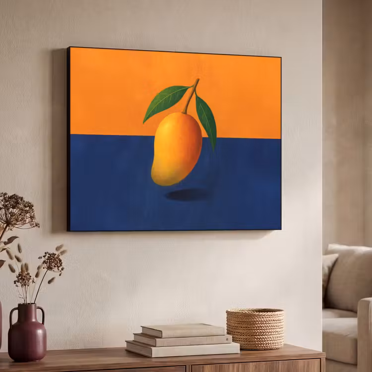 Art Frame - Mango - Vlakken - Bladeren - Oranje — 7