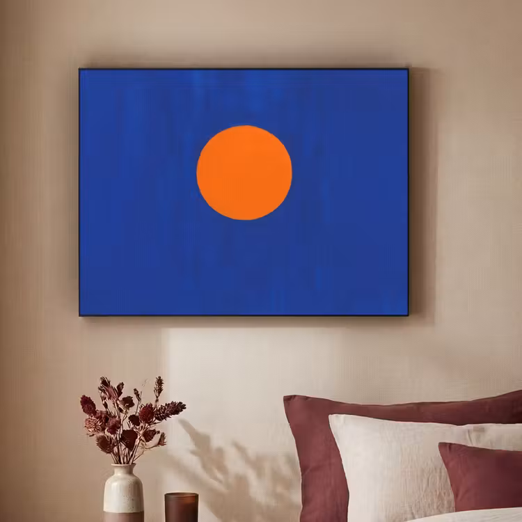 Art Frame - Vorm - Rond - Minimalistisch - Blauw — 3