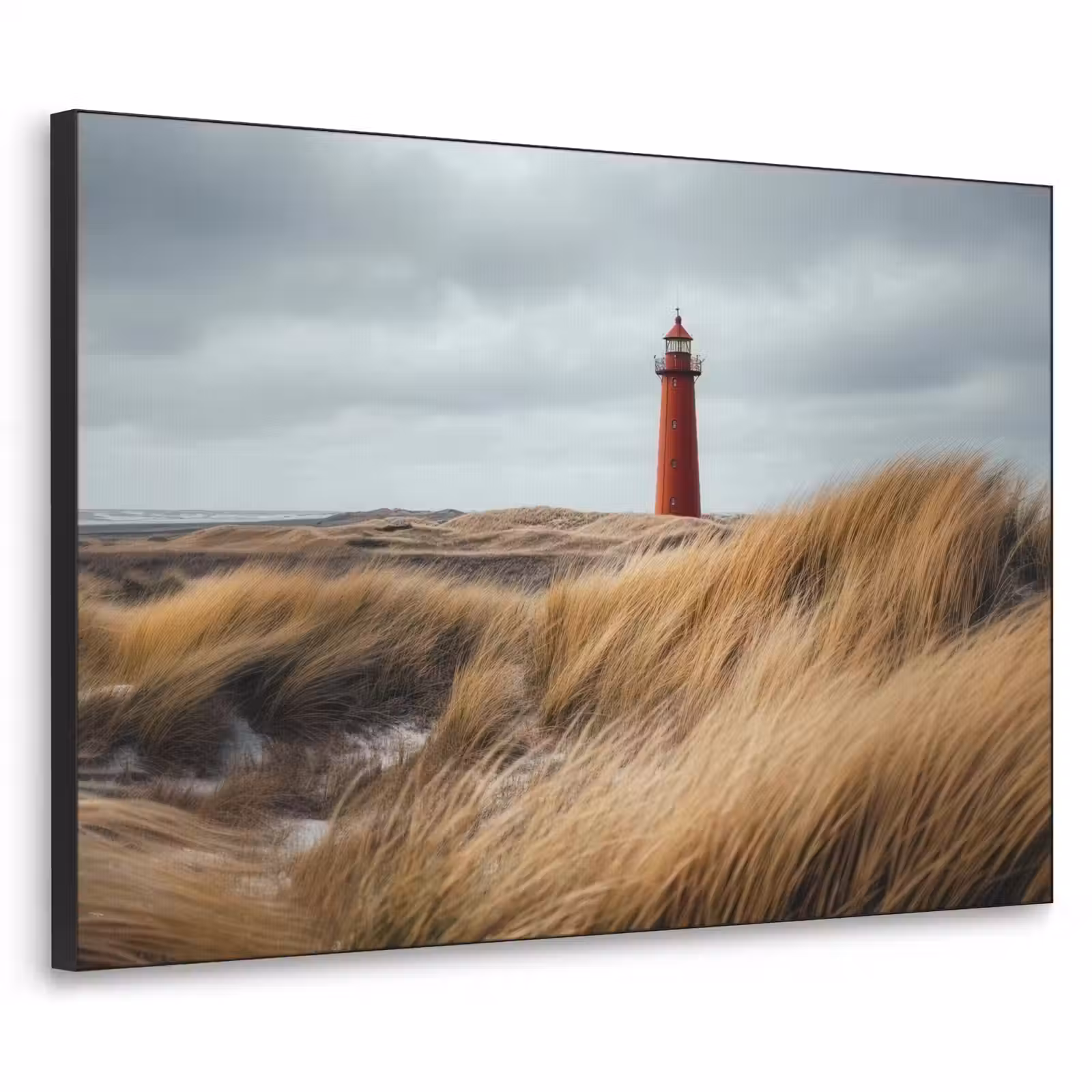 Art Frame - Duinen - Vuurtoren - Rood - Lucht — 1