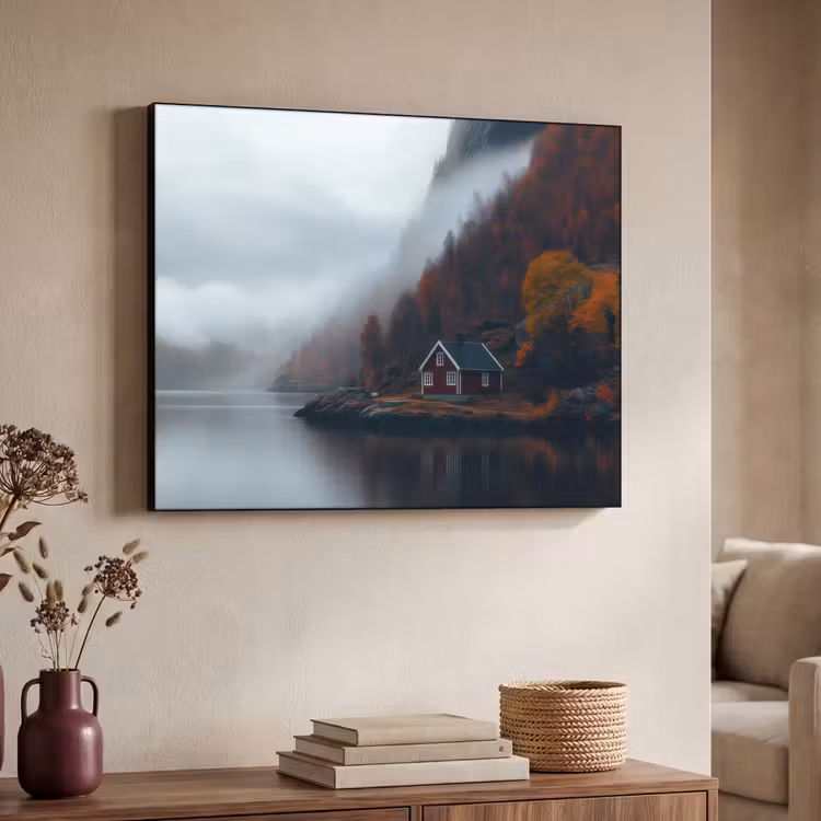 Art Frame - Huis - Rood - Bergen - Water — 7
