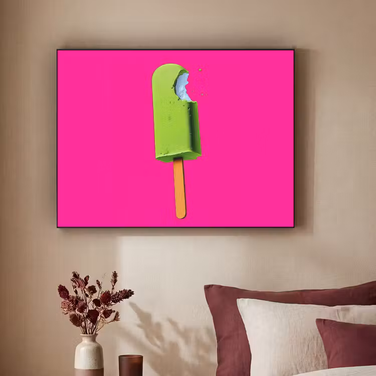 Art Frame - Ijsje - Stokje - Minimalistisch - Groen — 3