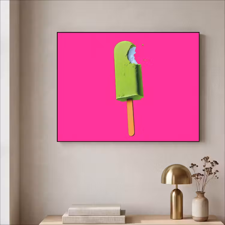 Art Frame - Ijsje - Stokje - Minimalistisch - Groen — 5