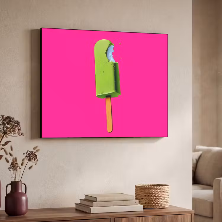 Art Frame - Ijsje - Stokje - Minimalistisch - Groen — 7