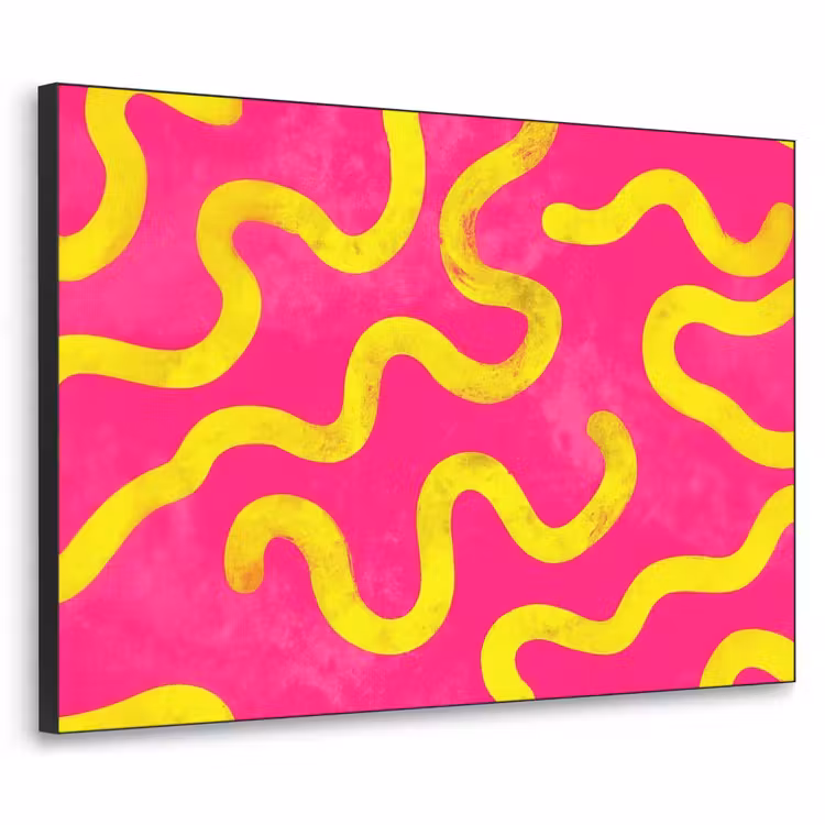 Art Frame - Lijn - Geel - Abstract — 1