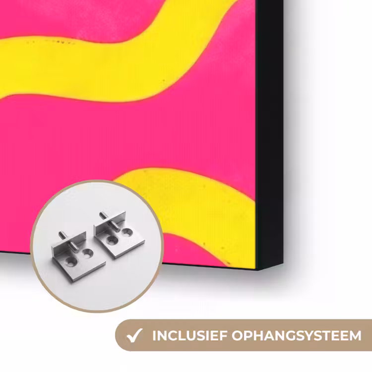 Art Frame - Lijn - Geel - Abstract — 6