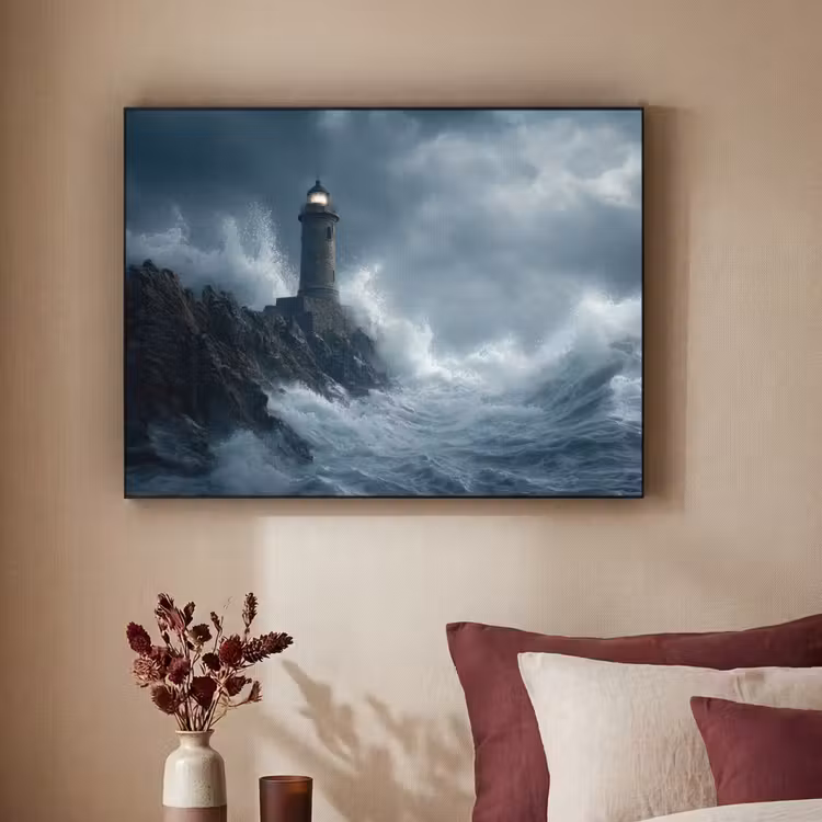 Art Frame - Rotsen - Vuurtoren - Golven - Klliffen — 3