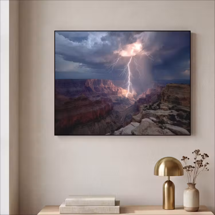 Art Frame - Bliksem - Wolken - Canyon — 5