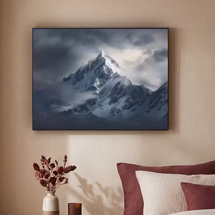 Art Frame - Sneeuw - Berg - Wolken — 3