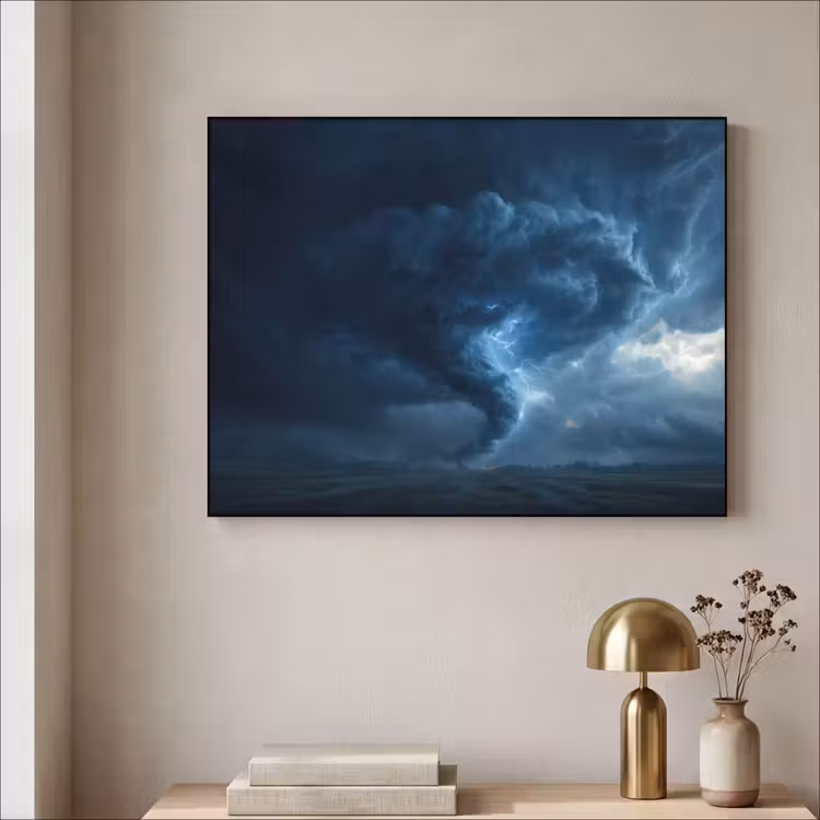 Art Frame - Tornado - Duister - Wolken — 5