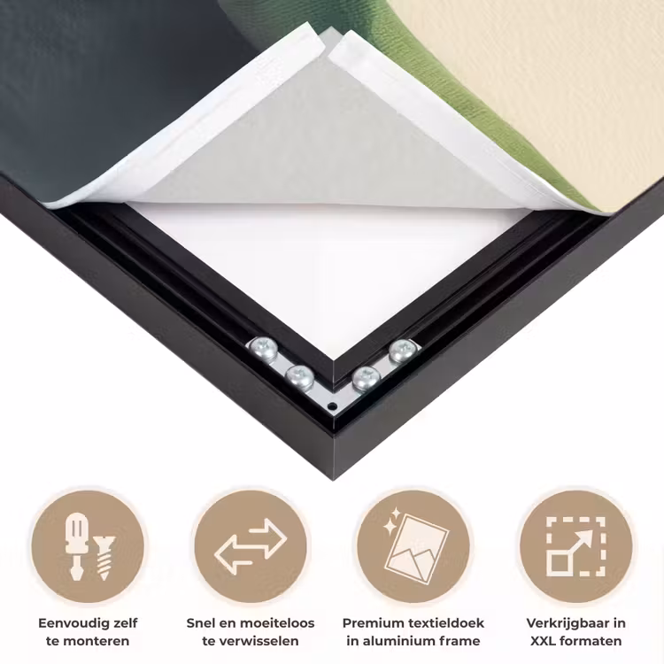 Art Frame - Kameleon - Groen - Minimalistisch — 4
