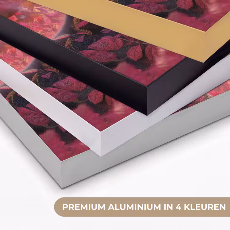 Art Frame - Luipaard - Bloemen - Roze — 2