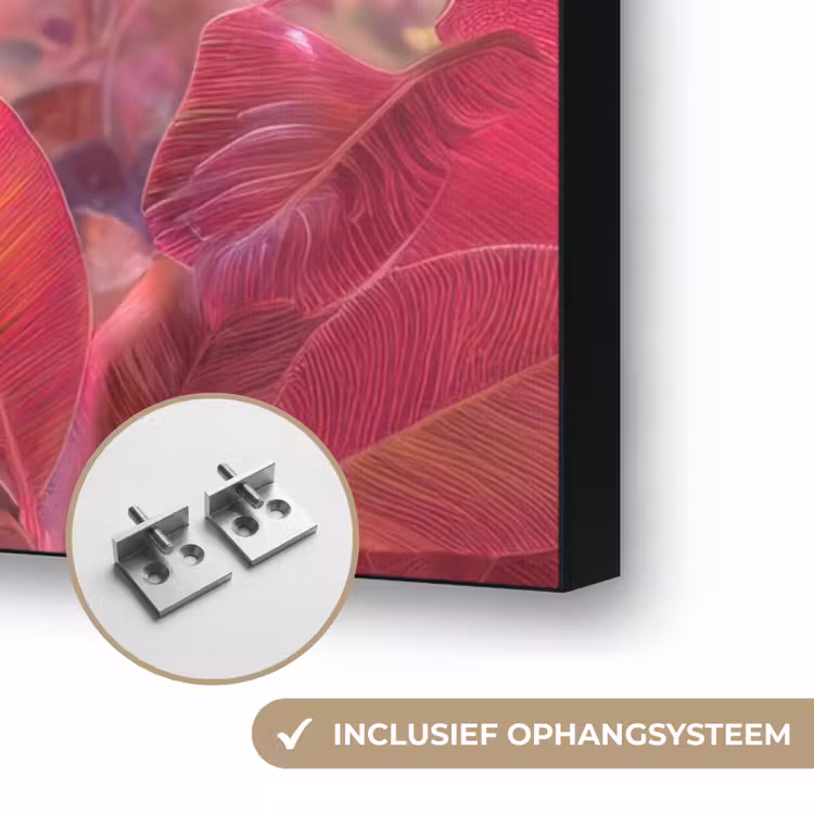 Art Frame - Luipaard - Bloemen - Roze — 6
