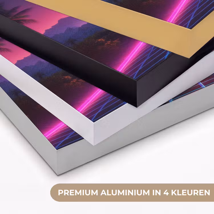 Art Frame - Horizon - Palmbomen - Bergen - Geel — 2