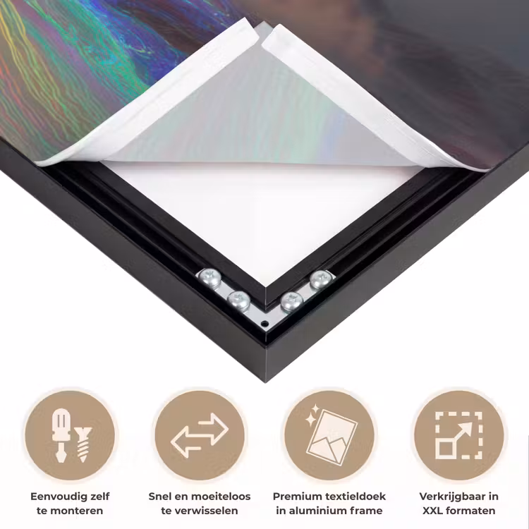Art Frame - Regenboog - Verticaal - Sterrenhemel - Wolken — 4