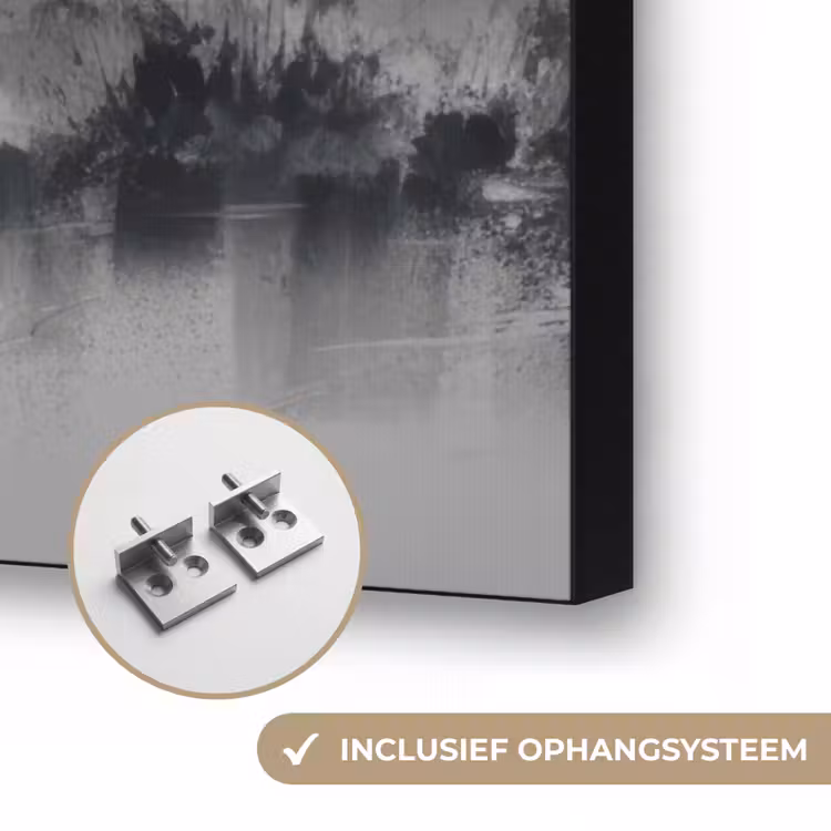 Art Frame - Hut - Grijs - Bergen - Mistig — 6