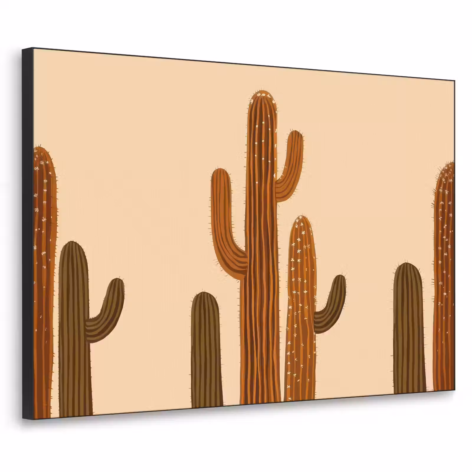 Art Frame - Cactus - Woestijn - Zand - Bruin — 1