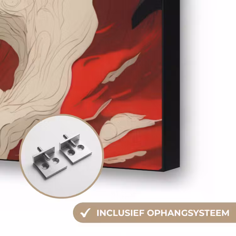 Art Frame - Krijger - Draak - Zwart - Rood - Rook — 6