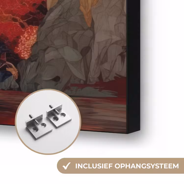 Art Frame - Volle maan - Landschap - Waterval — 6